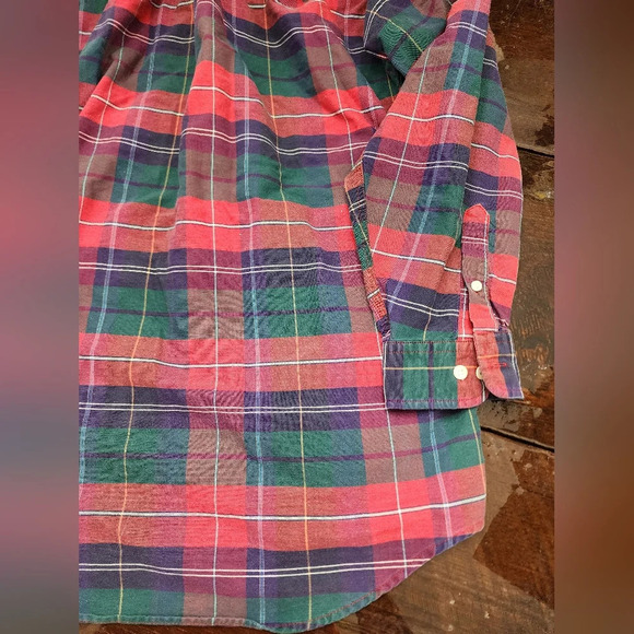 🤴👔 Plaid long sleeve button down shirt in size XXLT - Picture 12 of 16